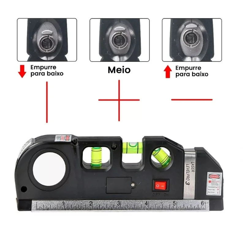 Nivel A Laiser Trena Professional Tool Nivel Level Pro 3