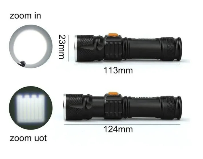 Lanterna Led Potente Luz Ultravioleta Negra Uv T6 Escorpião